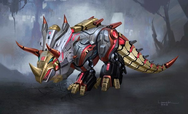 Transformers Fall Of Cybertron Dinobots Strike Back Design Images Gallery Snarl, Sludge, Grimlock, Swoop And Slag  (6 of 18)